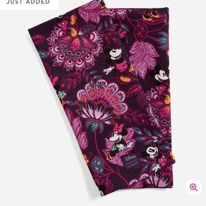 Vera Bradley Disney Dish Towel Mickey & Minnie's Flirty Floral Set of 2 NWT